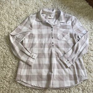 Half button Flannel Shirt